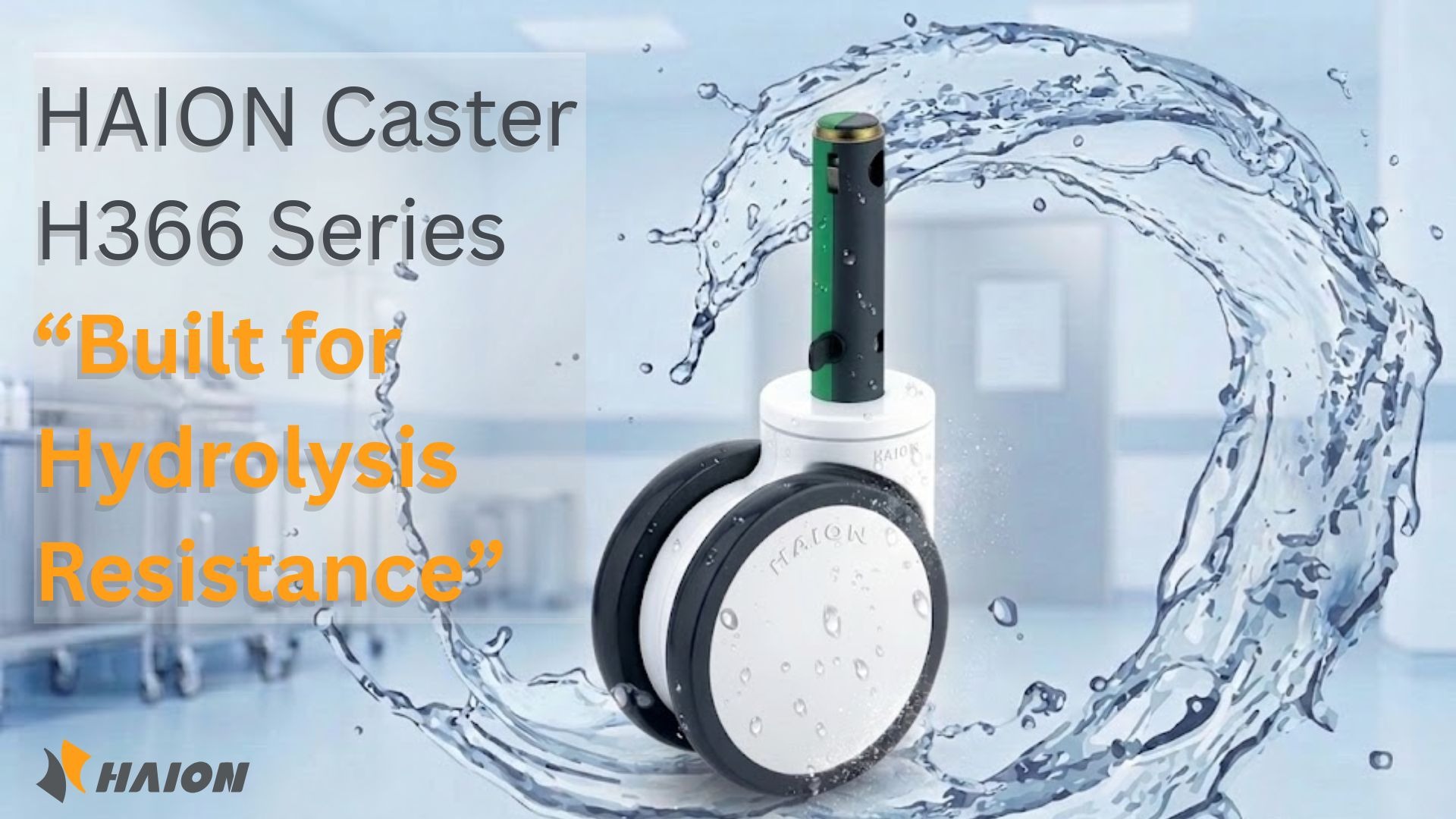 Official HAION article image for HAION Caster H366 Washable Casters